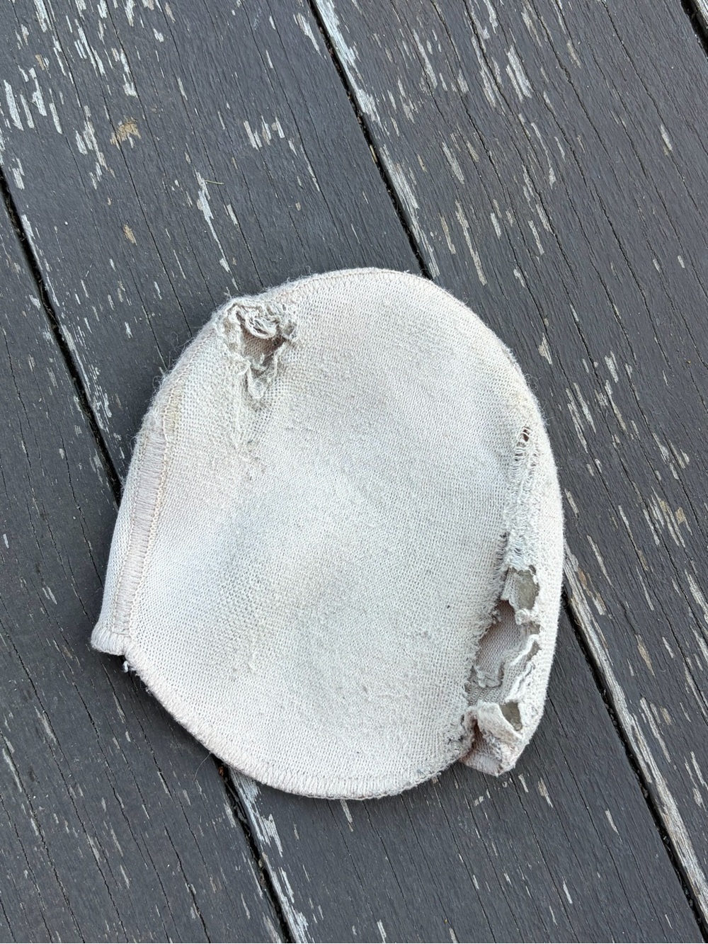Used ballet toe pad